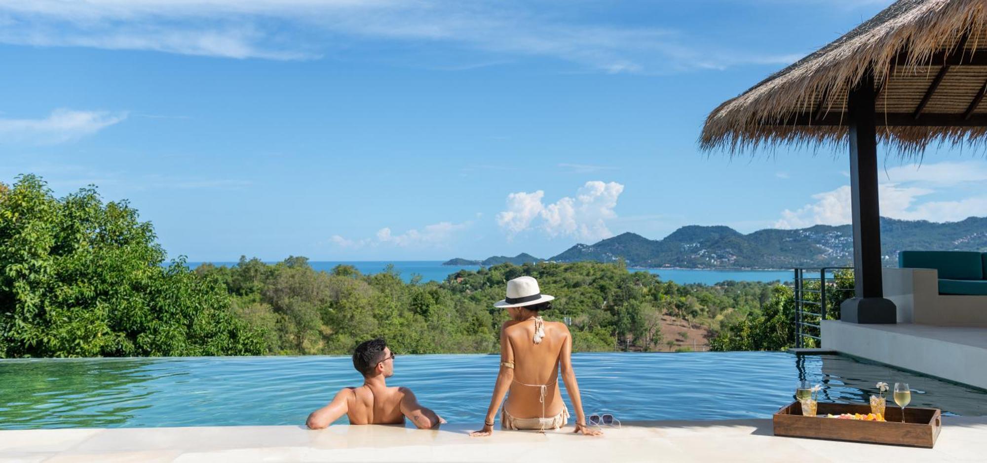 Baan Kimsacheva - Seaview Private Villa Choeng Mon Exteriér fotografie